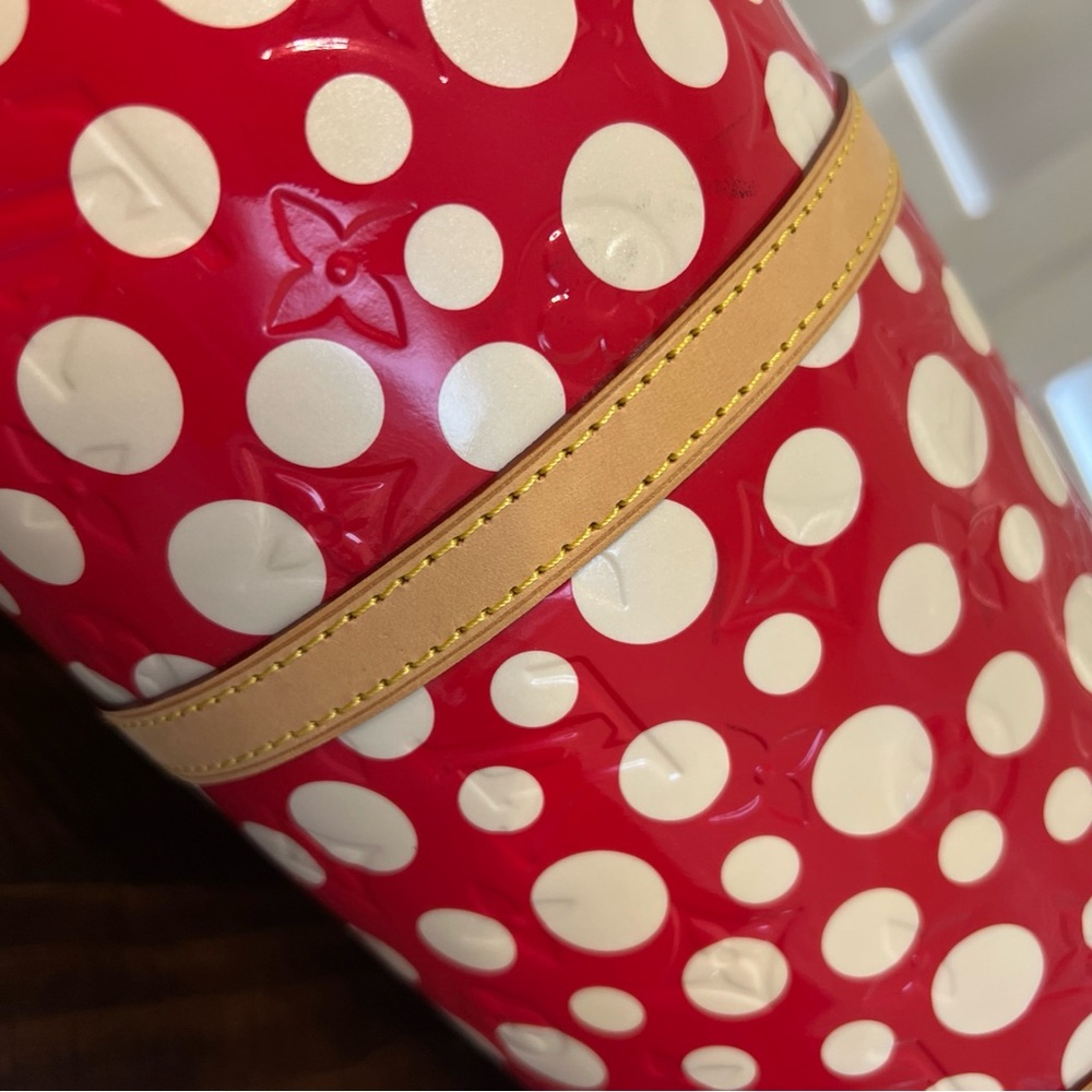 LOUIS VUITTON Vernidot Dot Infinity Papillon 30 Yayoi Kusama Tote Bag Red NEW! - Picture 11 of 14